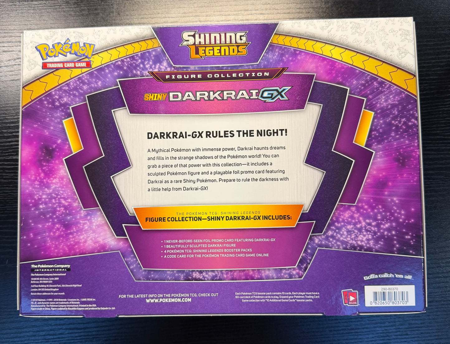 Shining Legends Figure Collection (Shiny Darkrai GX)