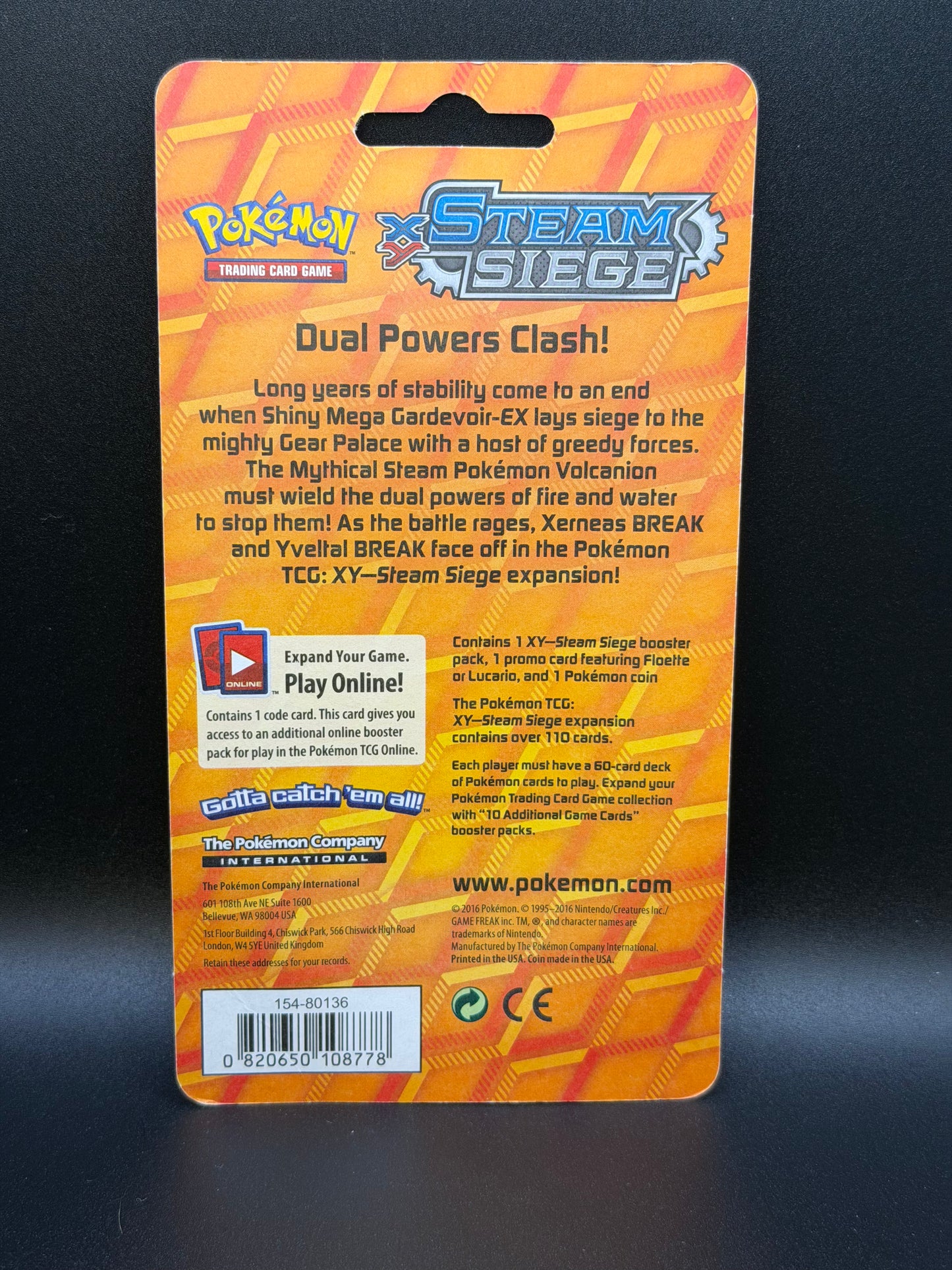 Steam Siege Blister Pack (Lucario Promo)