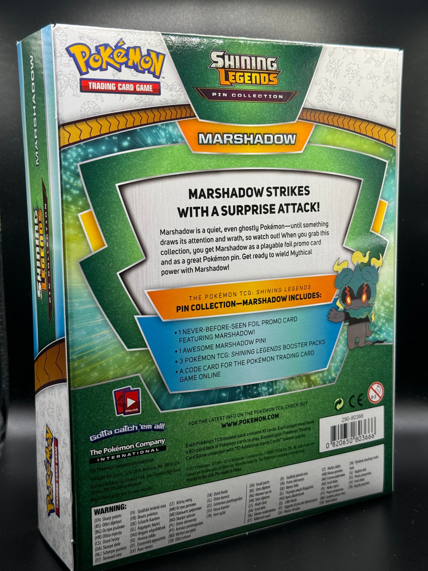 Shining Legends Pin Collection Box (Marshadow)