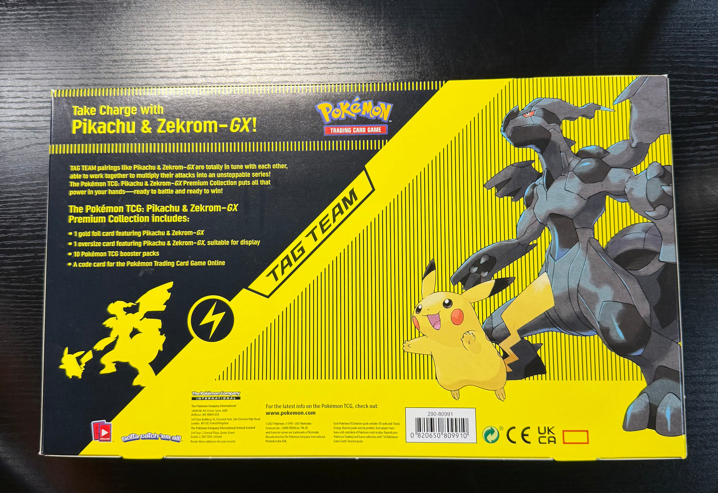 Pikachu & Zekrom GX Premium Collection Box