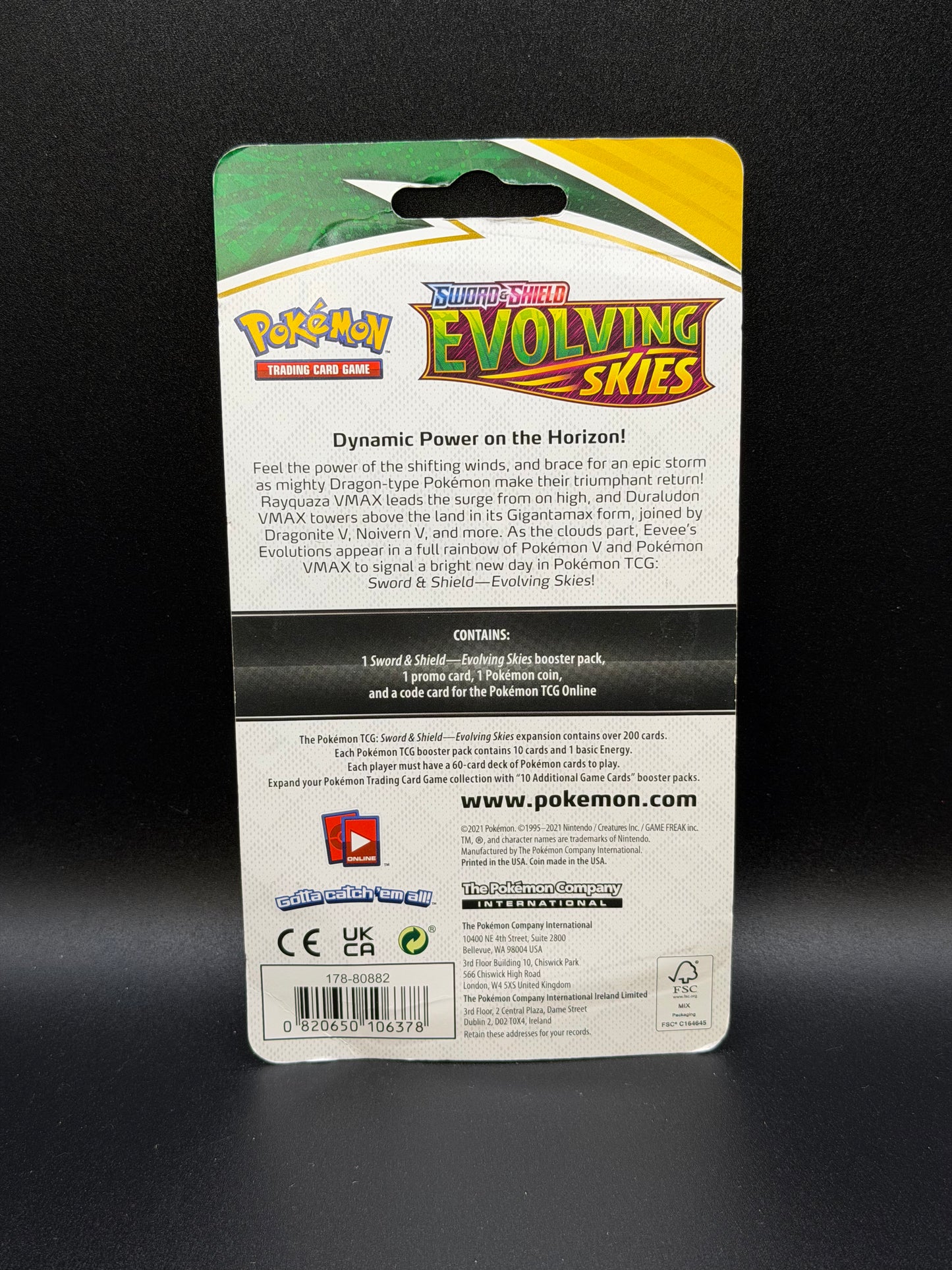 Evolving Skies Blister Pack (Galarian Slowpoke Promo)