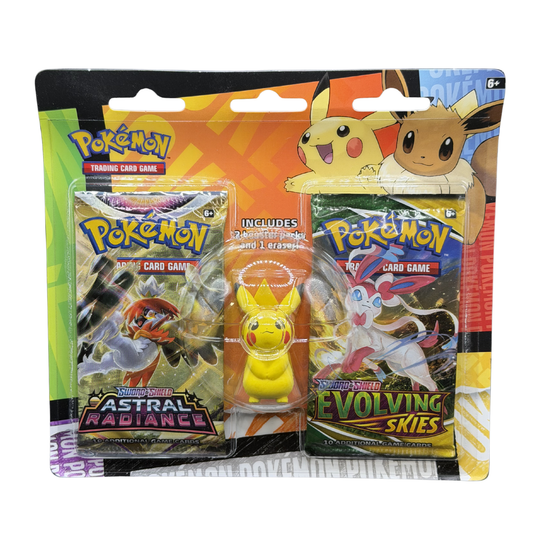 Back to School Eraser Blister Pikachu (Evolving Skies)