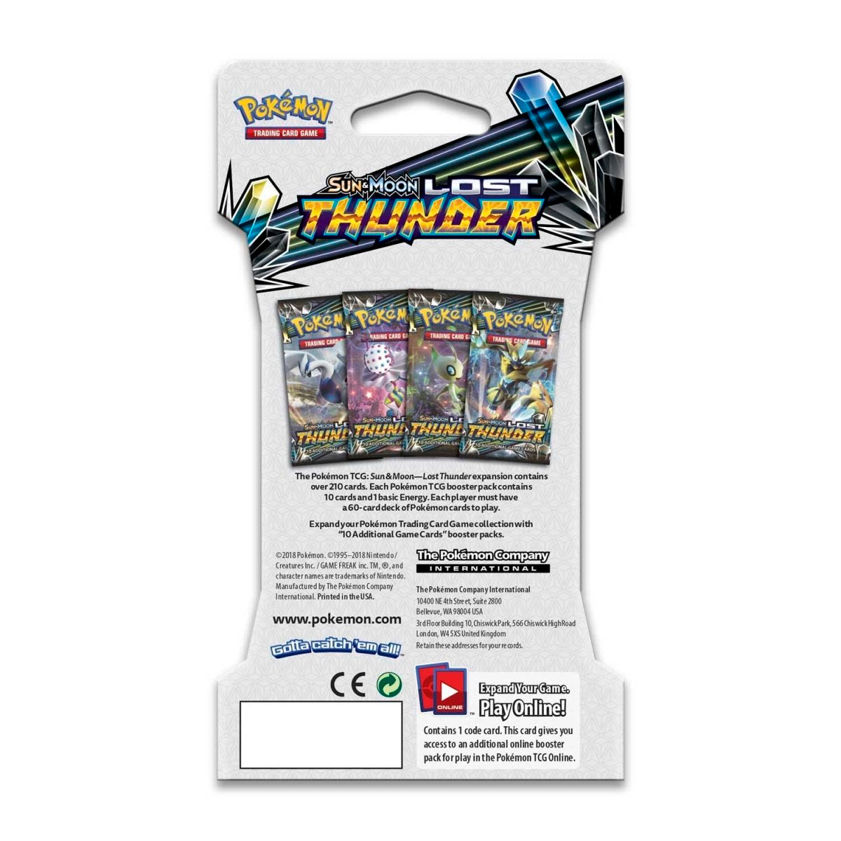 Lost Thunder Sleeved Booster Pack