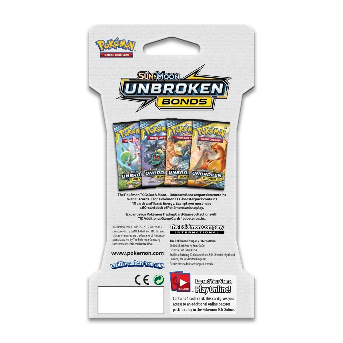 Unbroken Bonds Sleeved Booster Pack