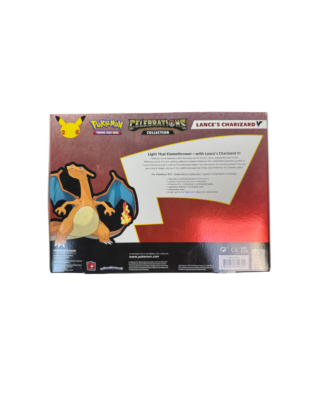 Celebrations Collection Box - Lance's Charizard V