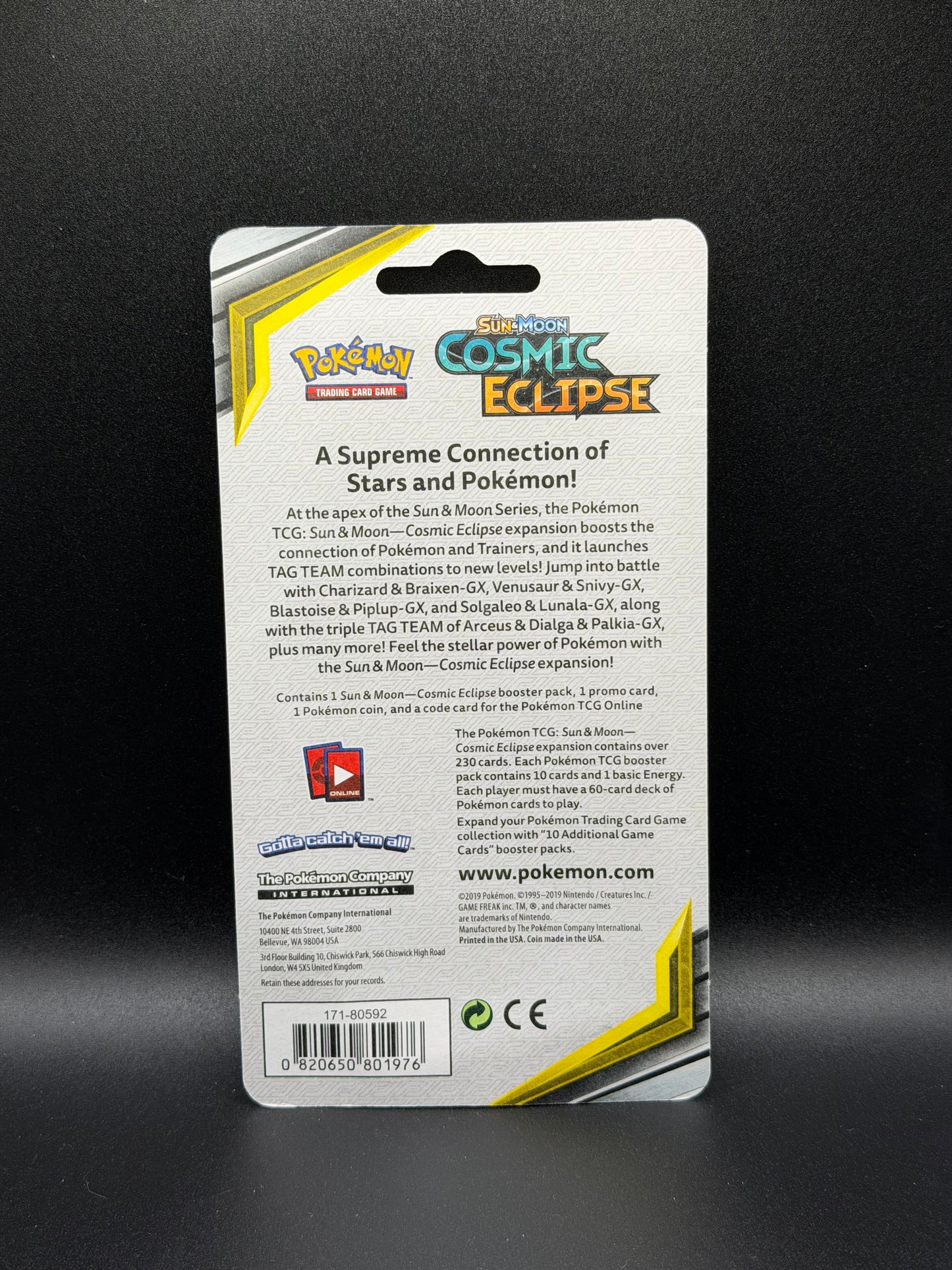 Cosmic Eclipse Blister Pack (Terrakion Promo)