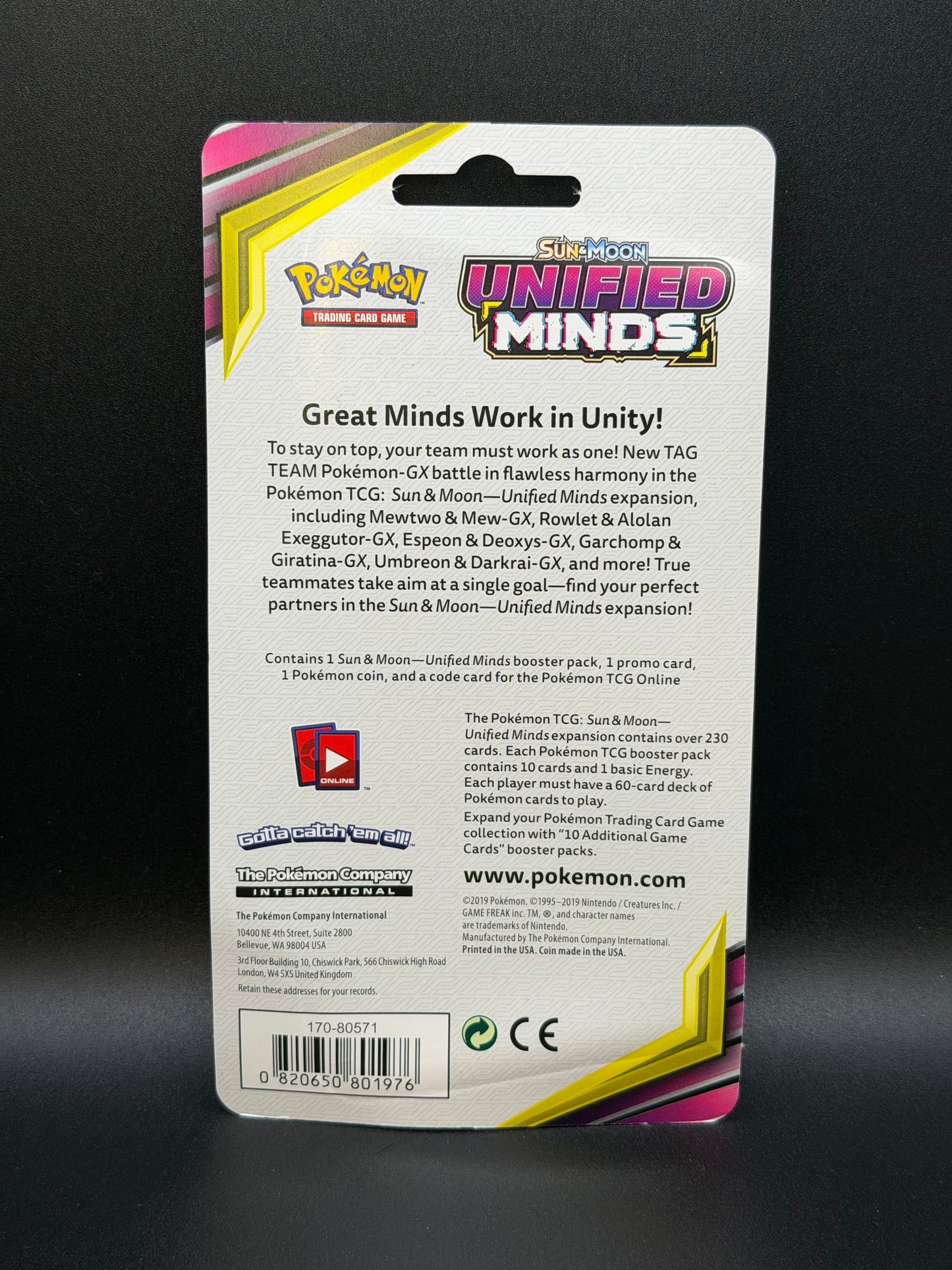 Unified Minds Blister Pack (Sudowoodo Promo)