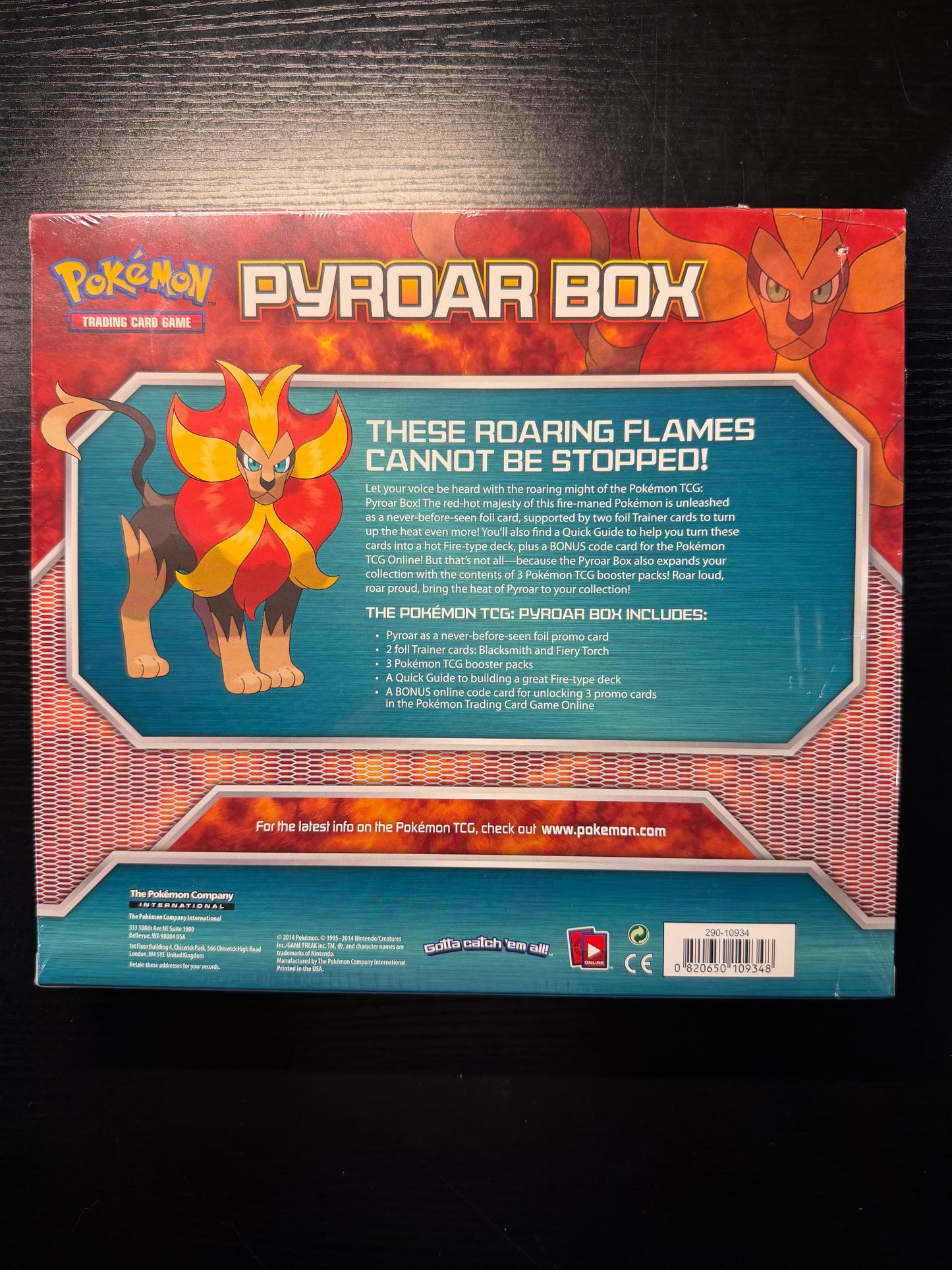 Pyroar Collection Box (XY Flashfire)
