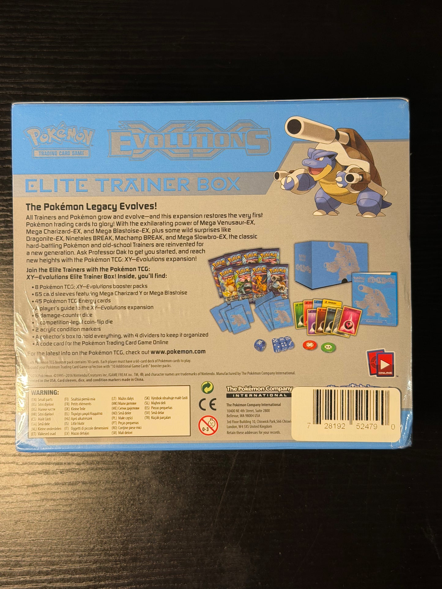 XY Evolutions Elite Trainer Box (Mega Blastoise)