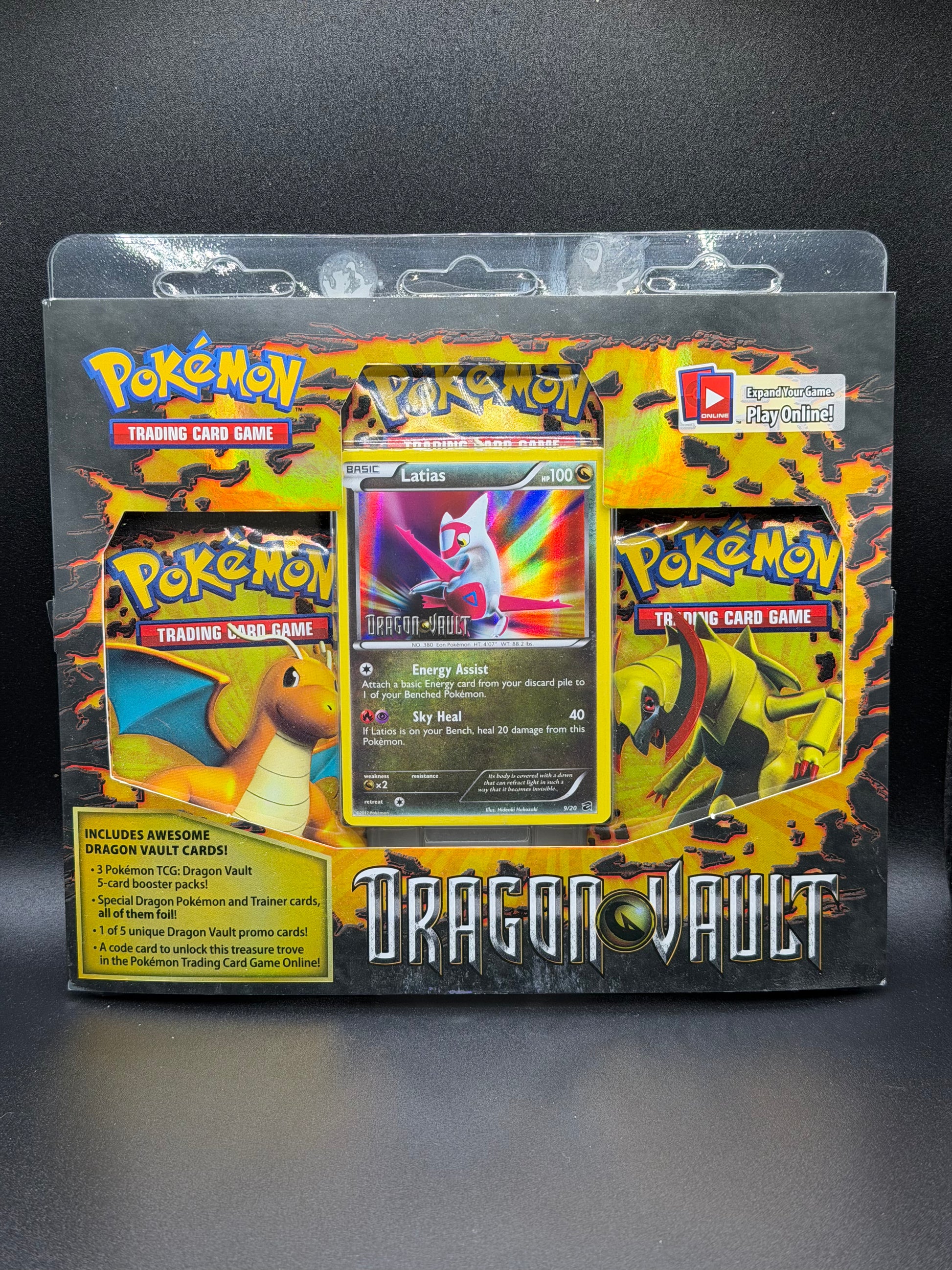 Pokemon Latias: Card Game Dragons Vault Special Edition 3-Pack [1 Booster Packs & 1 Promo Card]