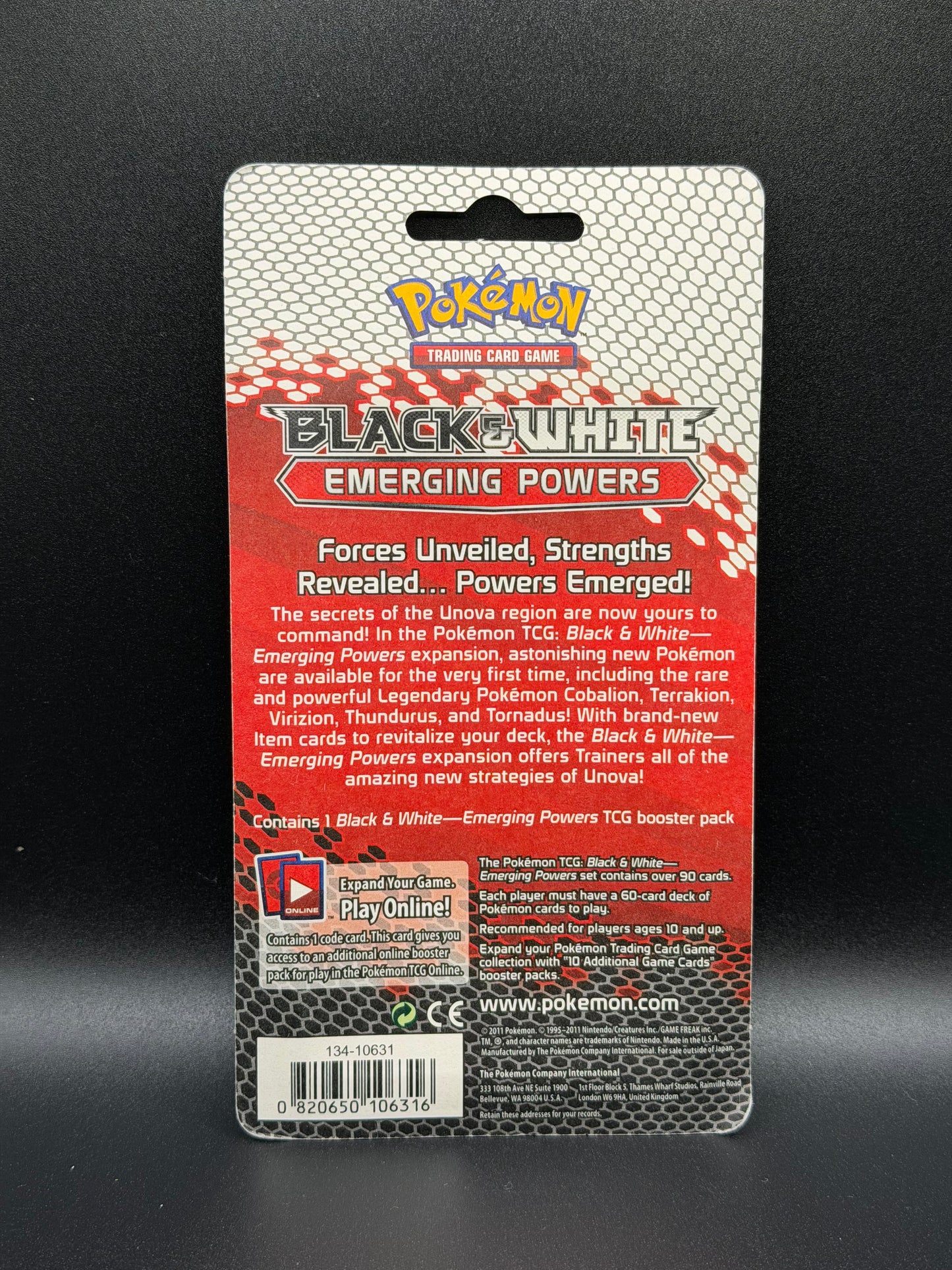 pokemon emerging powers booster box Pokemon Black & White Emerging Powers Mini Collector's Album Box