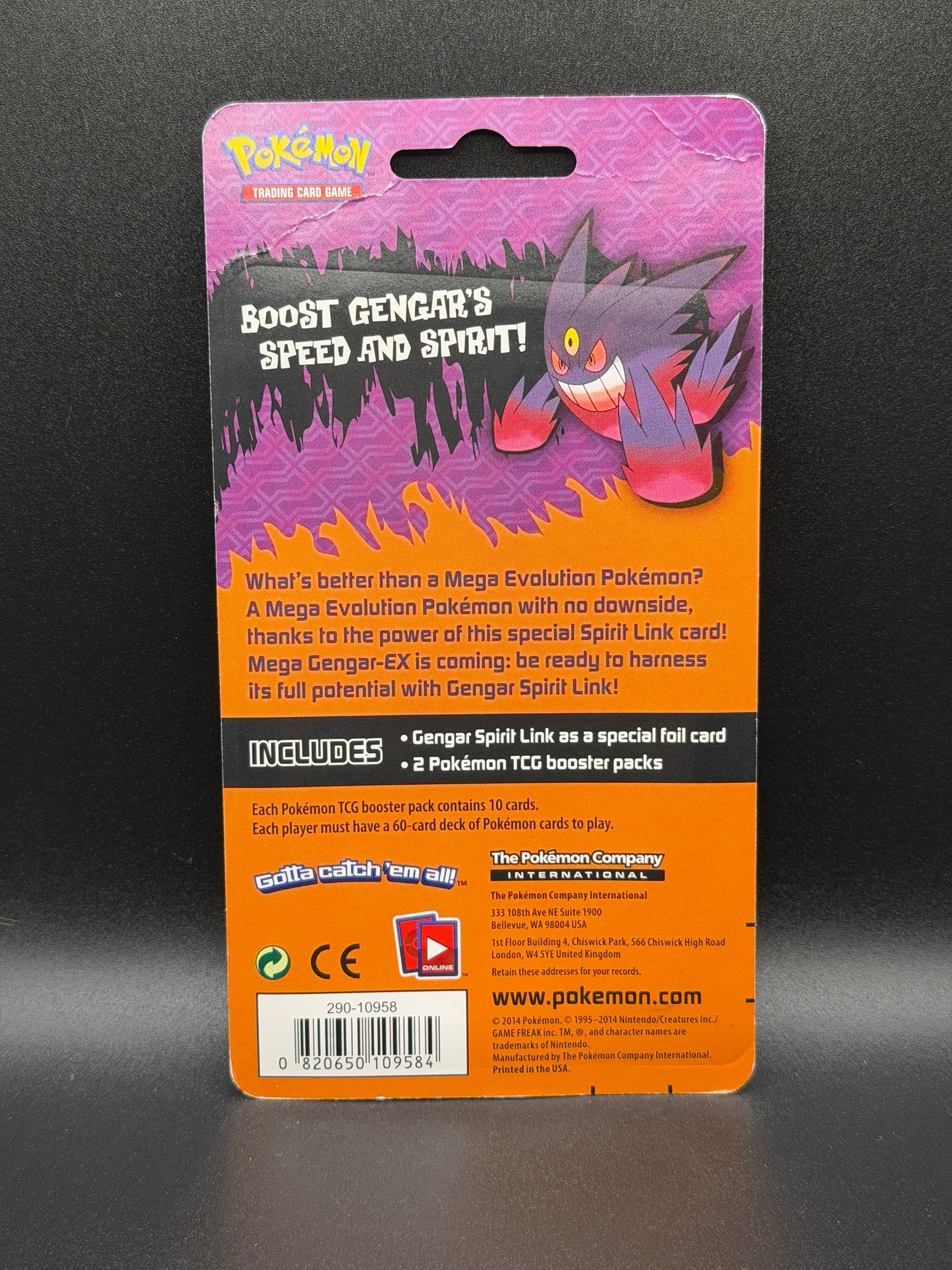 Gengar Spirit Link 2-Pack Blister (Flashfire & Furious Fists)