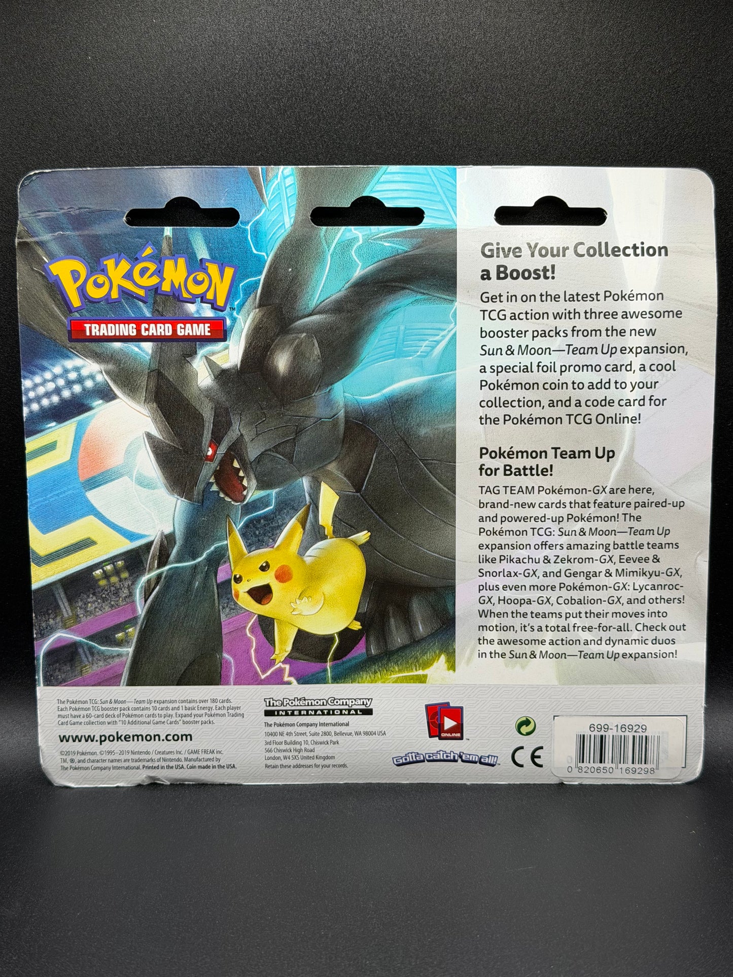 pokemon team up 3 card pack Sun & Moon BOOSTER Toyz in the Box as they are often valued by fans and collectors Sun and Moon Team Up