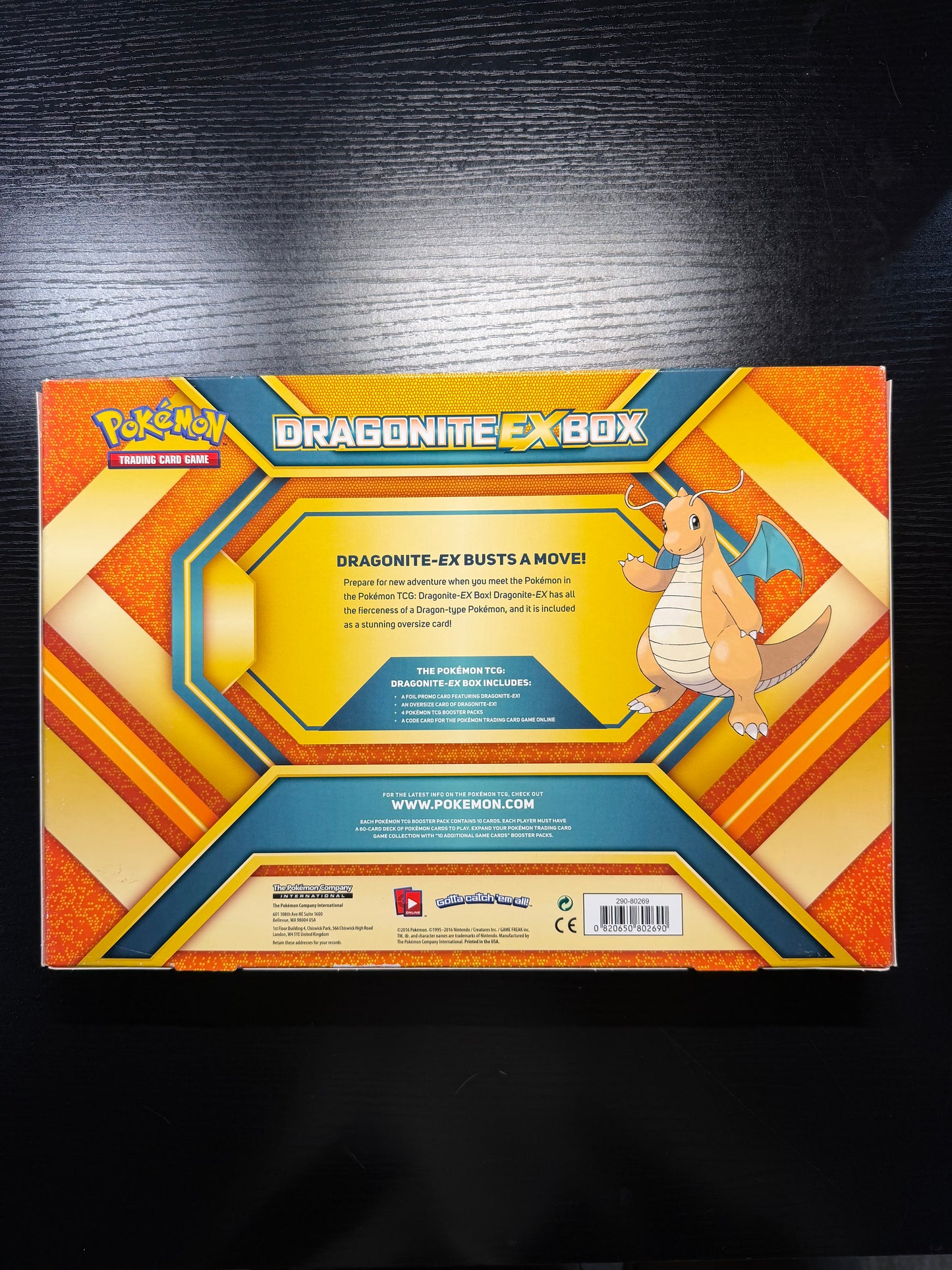 Dragonite EX Collection Box