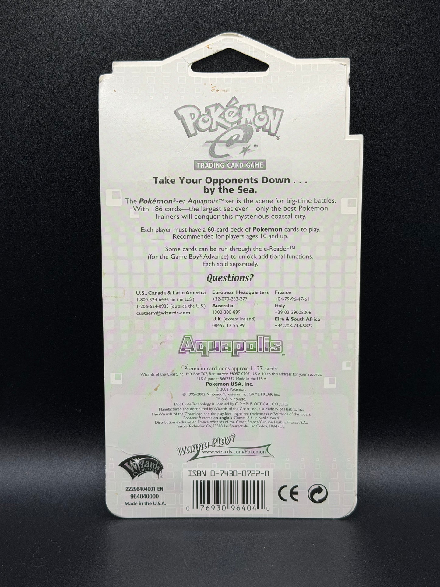 Aquapolis Blister Pack (Arcanine Art) – dondiegotrading