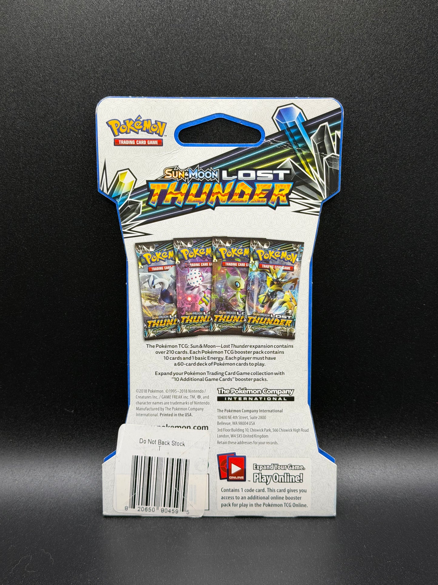 Lost Thunder Sleeved Booster Pack