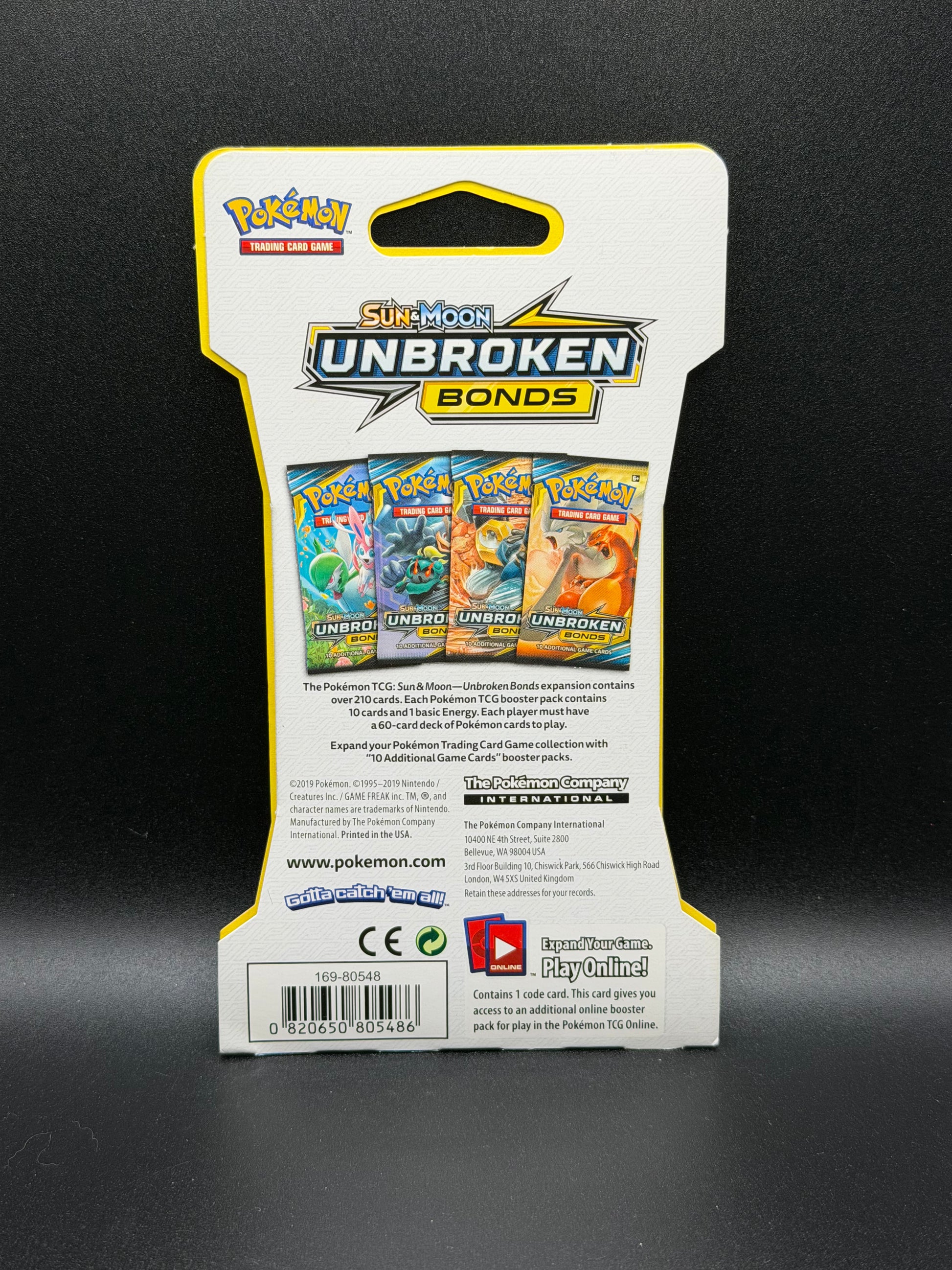 pokemon booster pack unbroken bonds Pokemon Sun & Moon Unbroken Bonds Sleeved Booster Pack