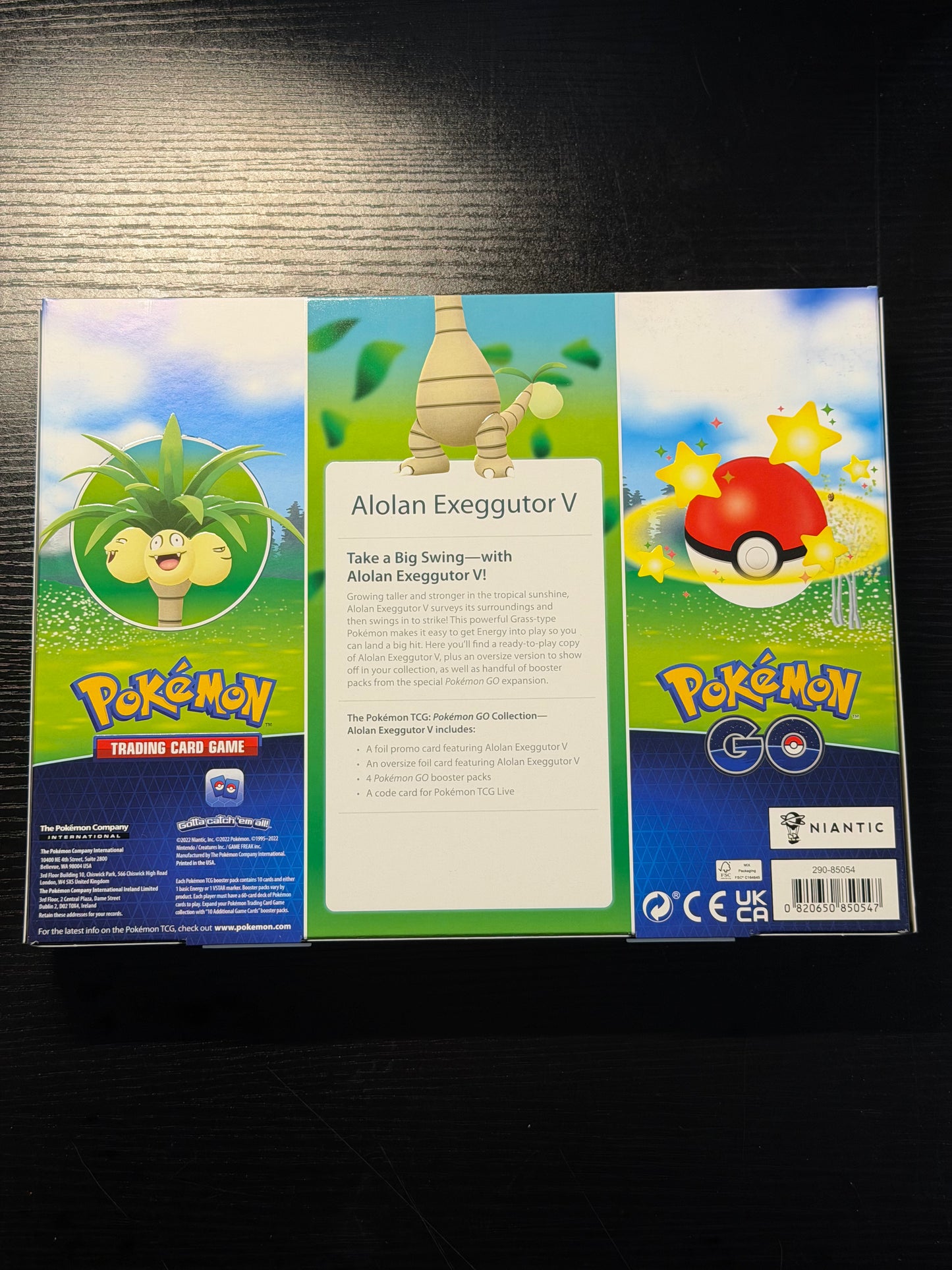 Pokemon GO Collection Box — Alolan Exeggutor V