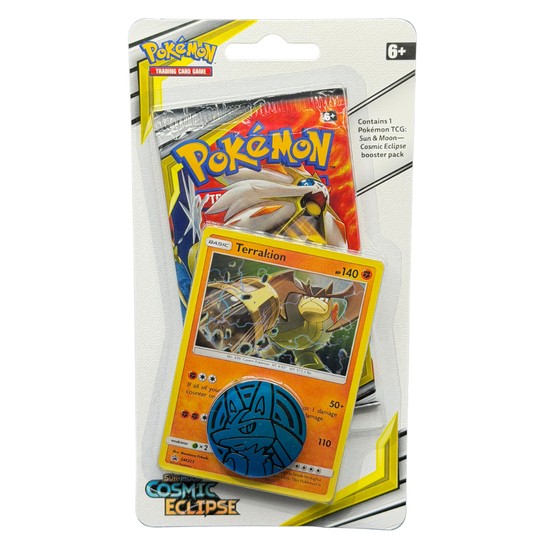 Cosmic Eclipse Blister Pack (Terrakion Promo)