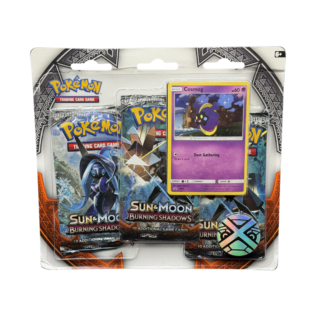 Pokemon Sun & Moon Burning Shadows 3-Booster Blister Pack, Meowth