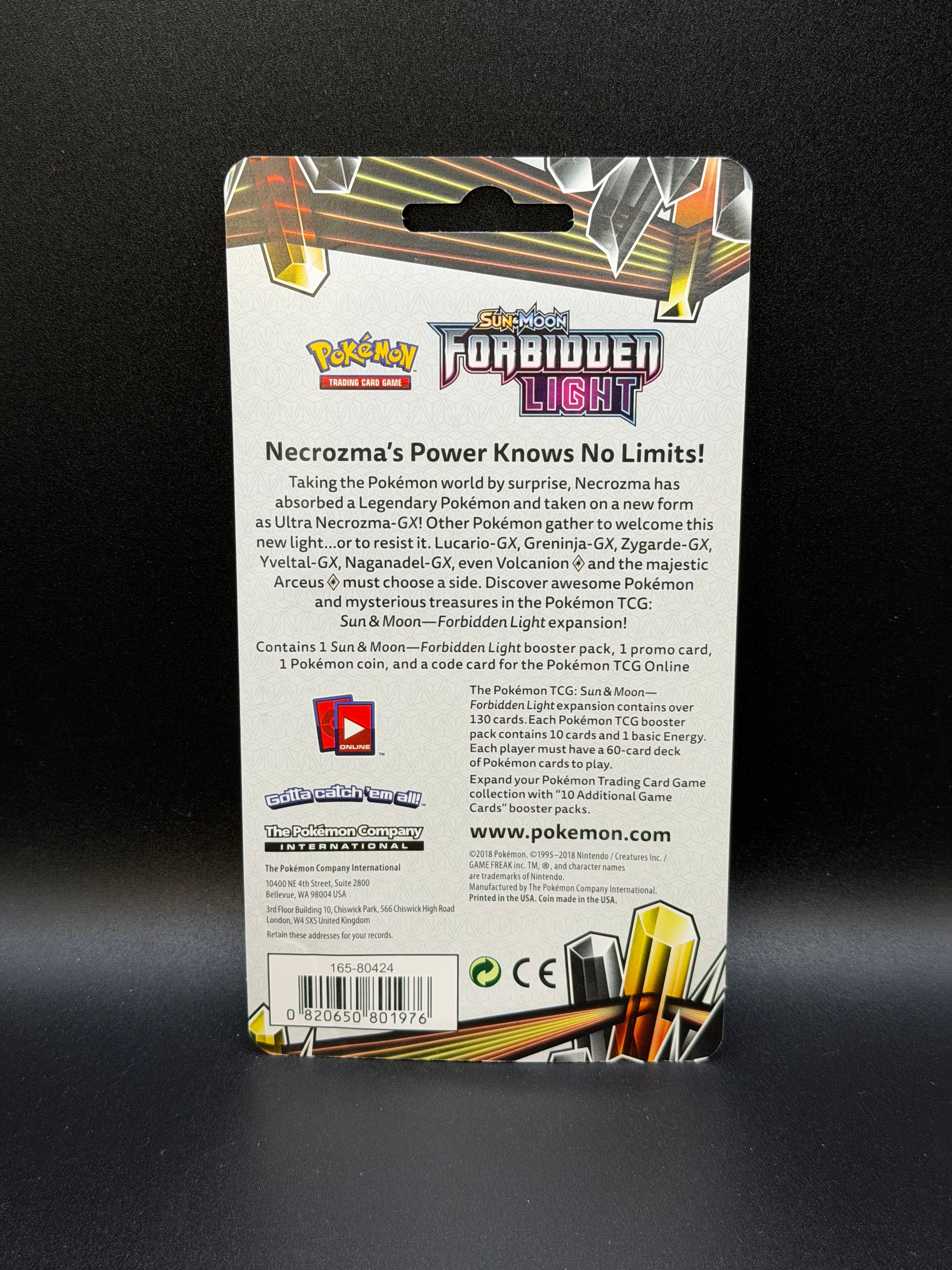 pokemon sun and moon forbidden light card list Pokémon Sun & Moon: Forbidden Light booster set